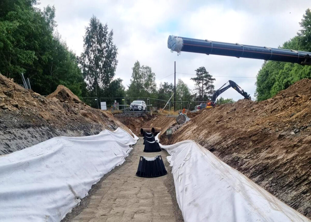 Senterra Projekt - Knivsta Överföringsledning till Käppala - Tritan 560i Svets