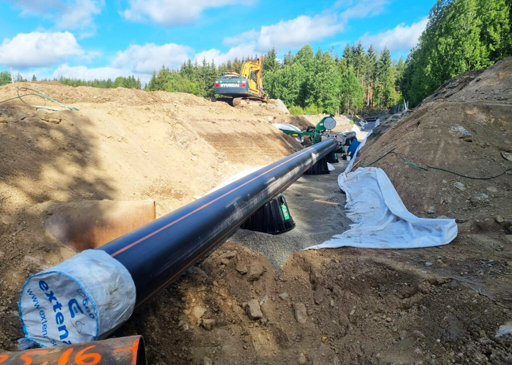 Senterra Projekt - Knivsta Överföringsledning till Käppala - Tritan 560i Svets
