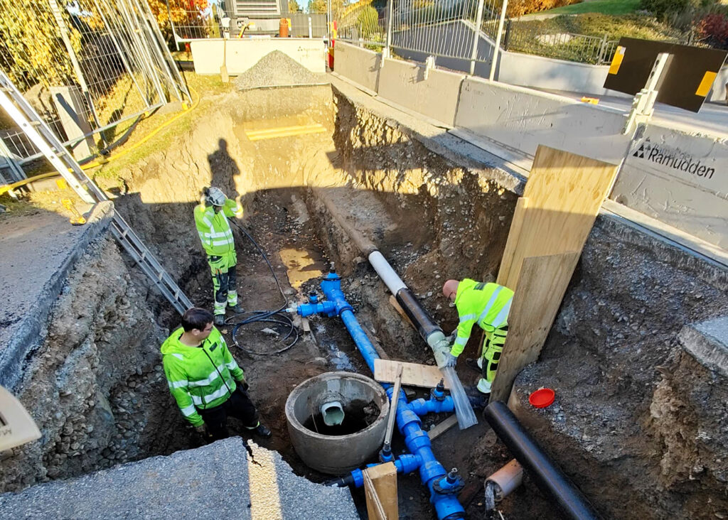 Senterra - Beställare Stockholm Vatten Lövdalsvägen